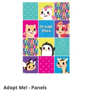 Colorful Panels for Small Pets trends international poster